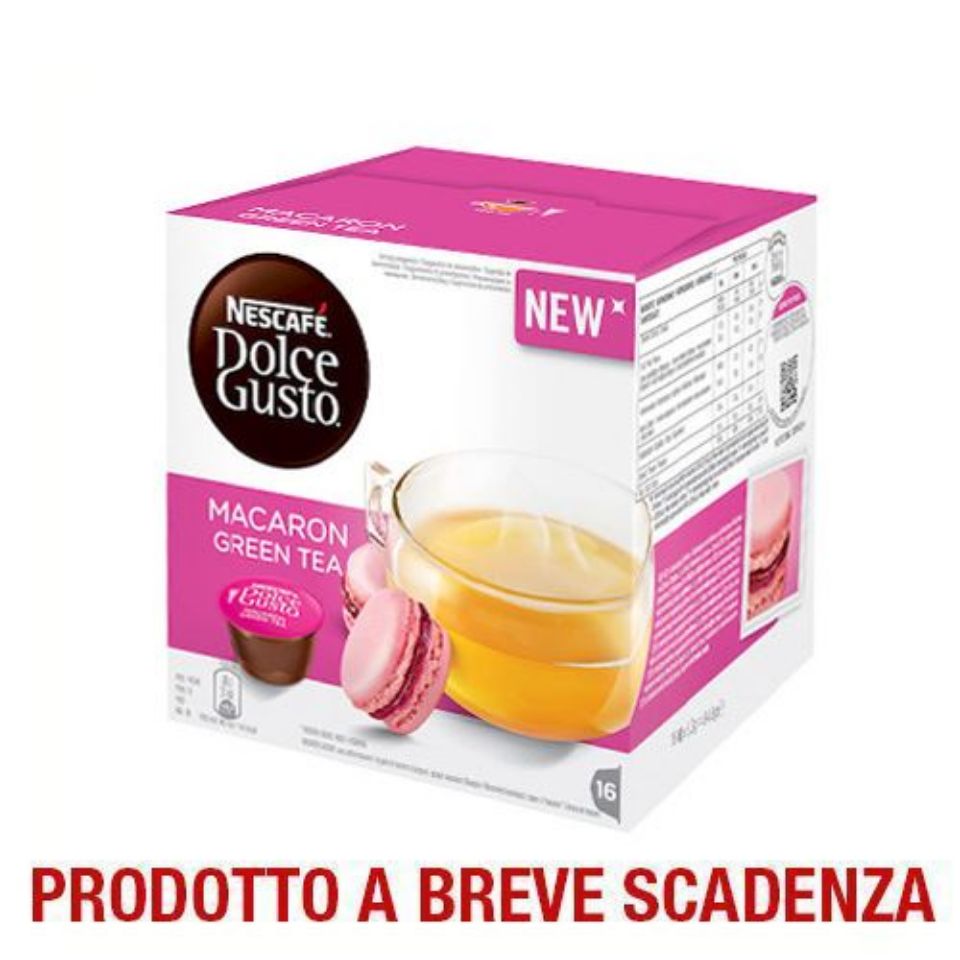 Immagine di SUPER OFFERTA: 16 capsule Nescafé Dolce Gusto Macaron Green Tea