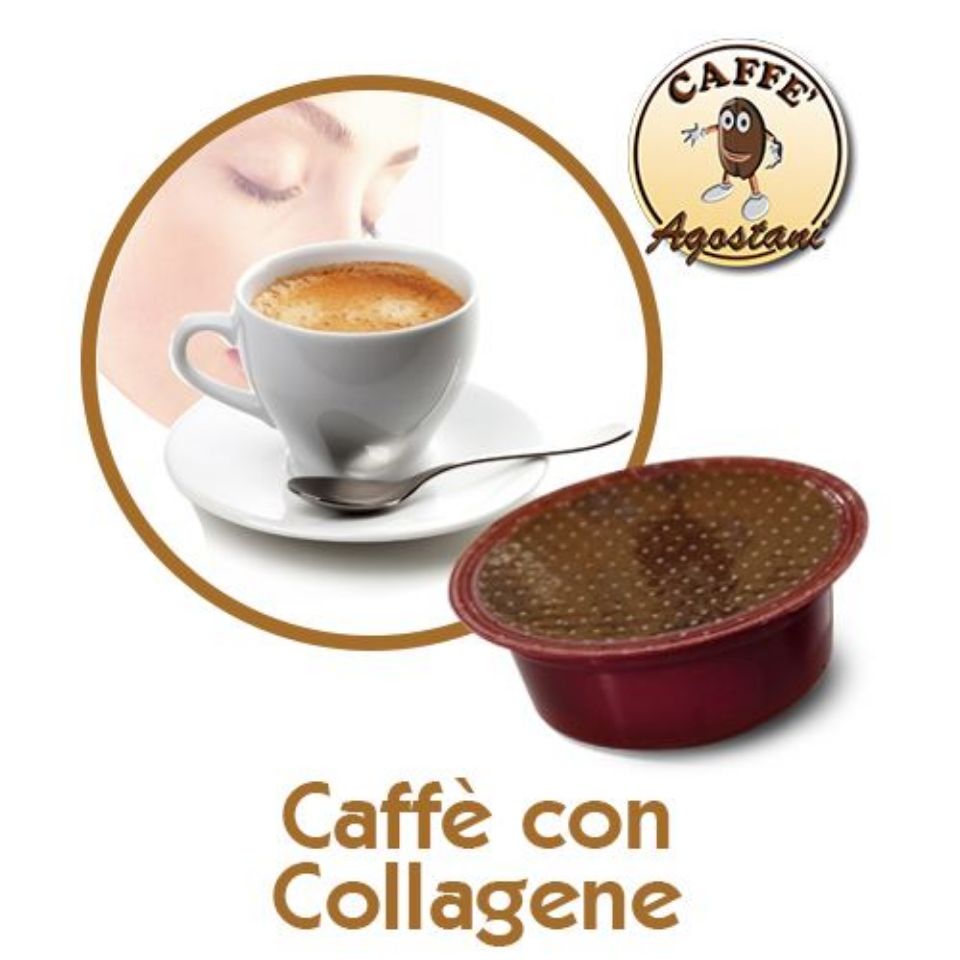 Immagine di 14 capsule Caffè con Collagene Agostani SMALL compatibile Lavazza a Modo Mio