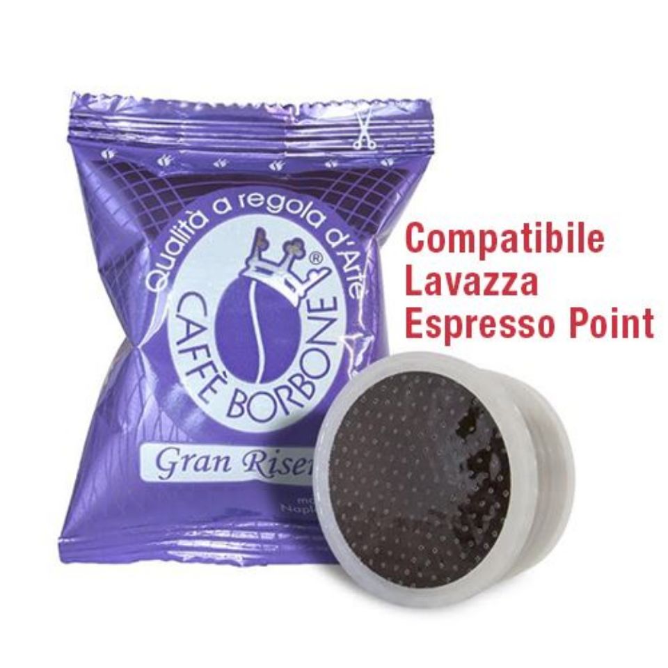 Immagine di OFFERTA LANCIO: 200 caffè Borbone GRAN RISERVA Monodose compatibili Lavazza Espresso Point Spedizione Gratis