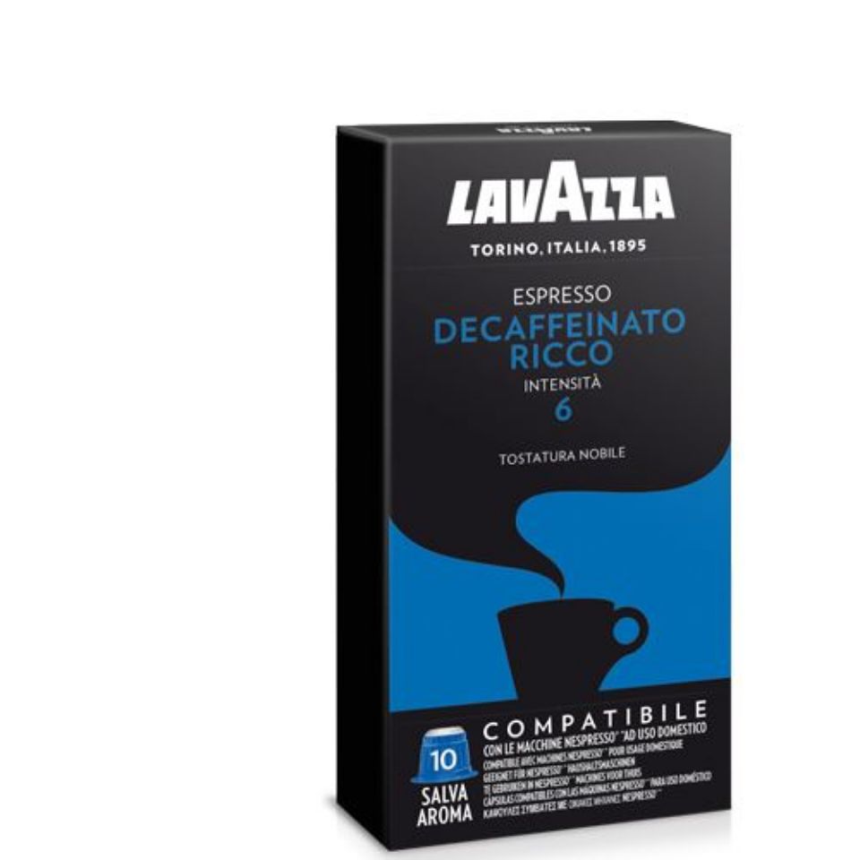 Immagine di 100 Capsule Lavazza Espresso Decaffeinato Compatibili Nespresso
