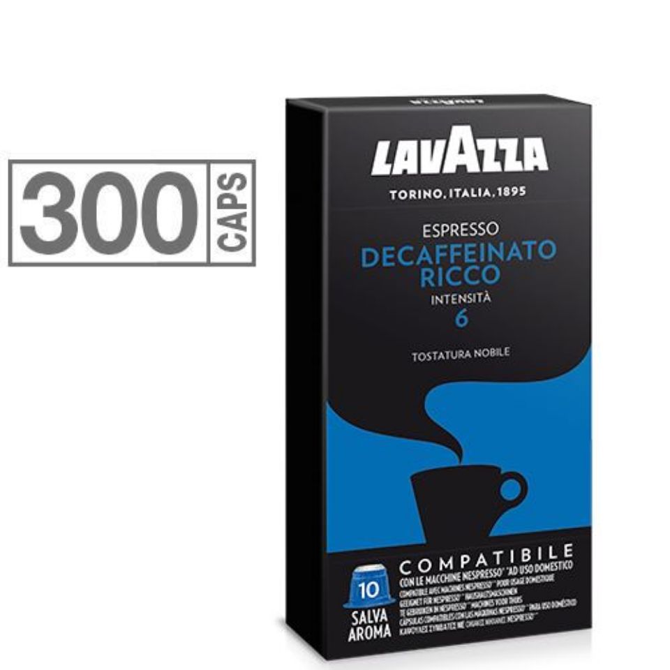 Immagine di 300 Capsule Lavazza Espresso Decaffeinato Compatibili Nespresso