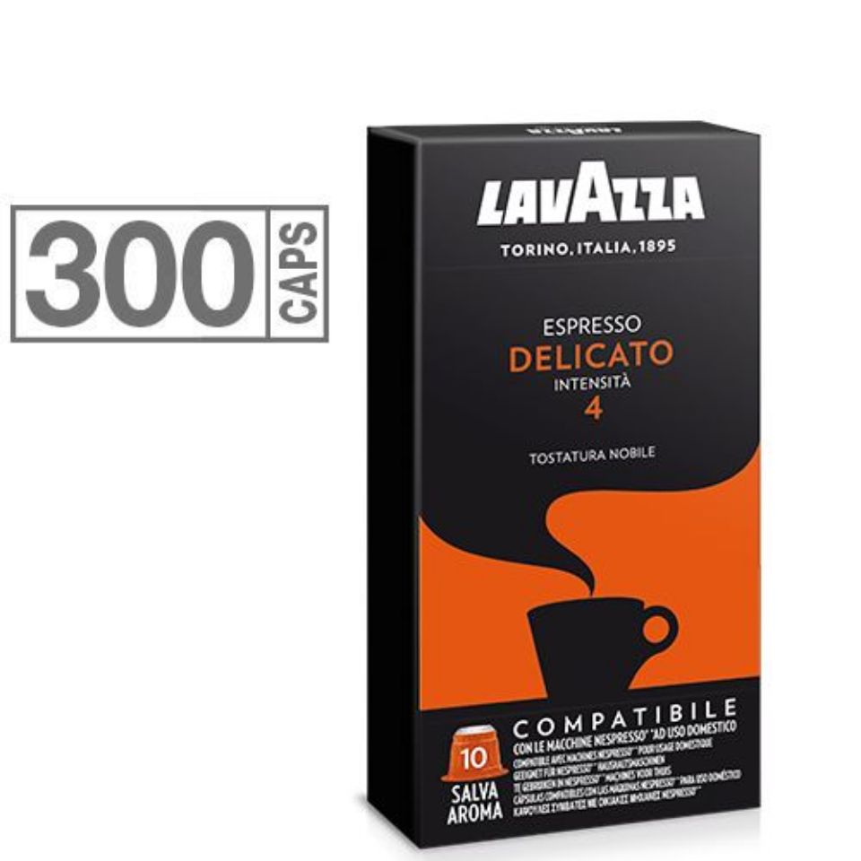 Immagine di 300 Capsule Lavazza Espresso Delicato 100% Arabica Compatibili Nespresso con Spedizione Gratis