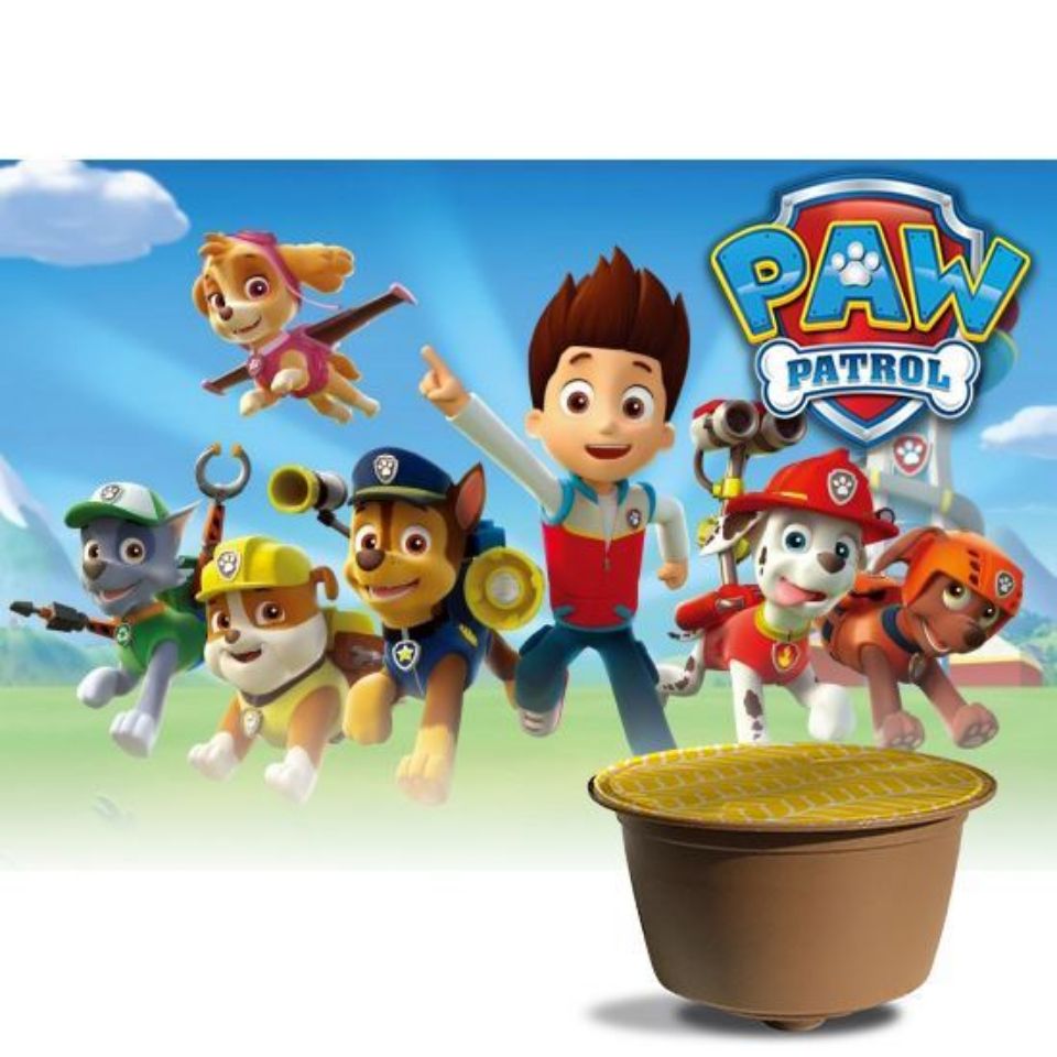 Immagine di 10 Capsule PAW PATROL Ciocco Cookie Compatibili Nescafé Dolce Gusto con Spedizione Gratis