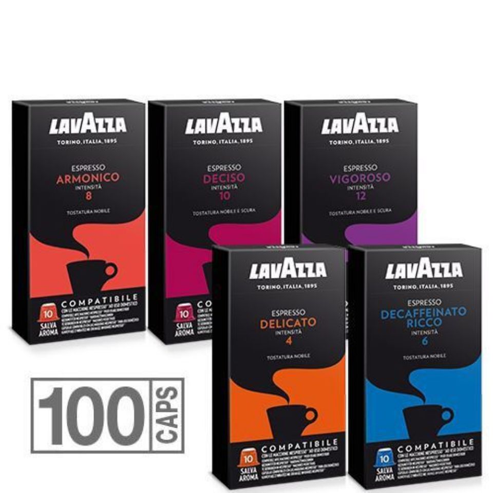 Offerta: 100 capsule Miste Caffè Lavazza Compatibili Nespresso