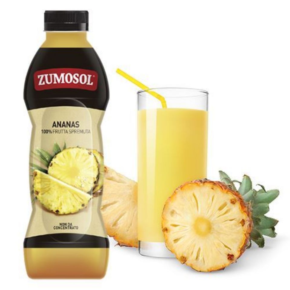 Immagine di 6 confezioni Zumosol Ananas 100% frutta spremuta con Spedizione Gratis