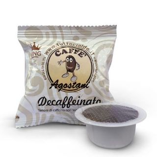 Visualizza i dettagli per 100 Capsule compatibili Bialetti miscela DECAFFEINATO linea KING Agostani 100 Capsule compatibili Bialetti miscela DECAFFEINATO linea KING Agostani