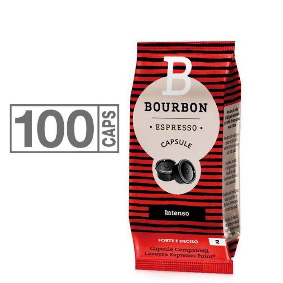 Immagine di 100 Capsule Bourbon INTENSO compatibile Espresso Point prodotto da Lavazza
