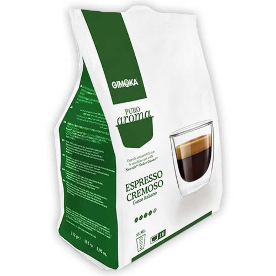 Immagine di Offerta: 16 capsule Caffè Gimoka Cremoso compatibile Nescafè Dolce Gusto