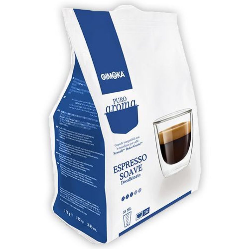 Immagine di Offerta: 16 capsule Caffè Gimoka Decaffeinato compatibile Nescafè Dolce Gusto