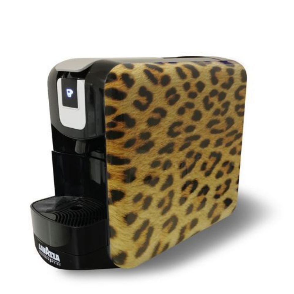 Immagine di Macchina caffè Lavazza EP Mini per sistema Lavazza Espresso Point e Agostani - Limited Edition "Leopardo"