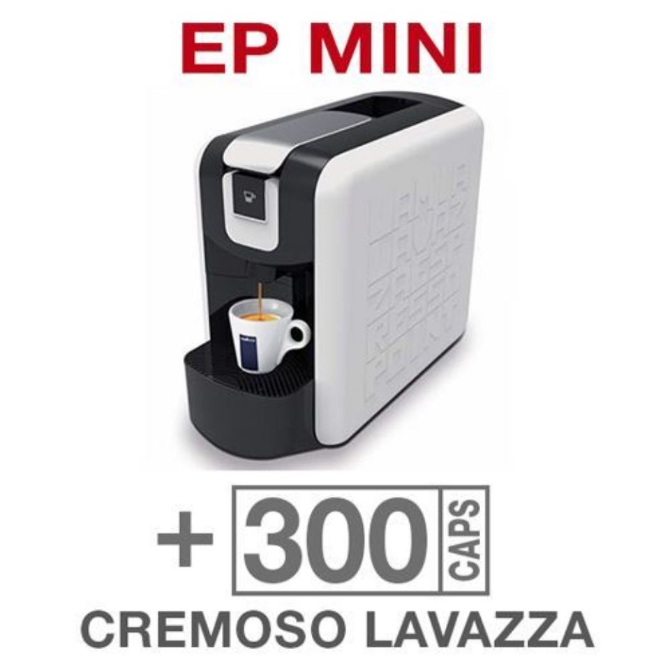 Immagine di Offerta: Macchina caffè Lavazza EP Mini + 300 capsule Cremoso Lavazza Espresso Point