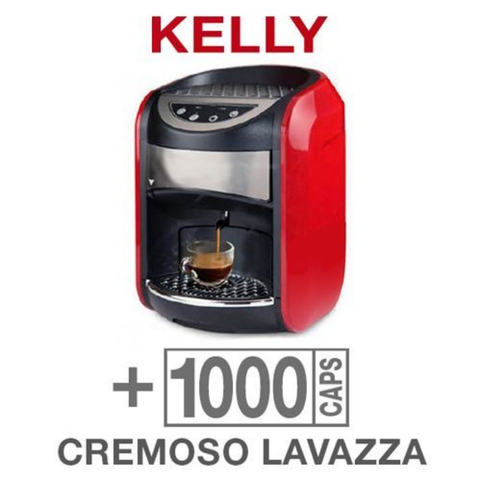 Immagine di Offerta: Macchina da caffè KELLY + 1000 capsule Cremoso Lavazza Espresso Point