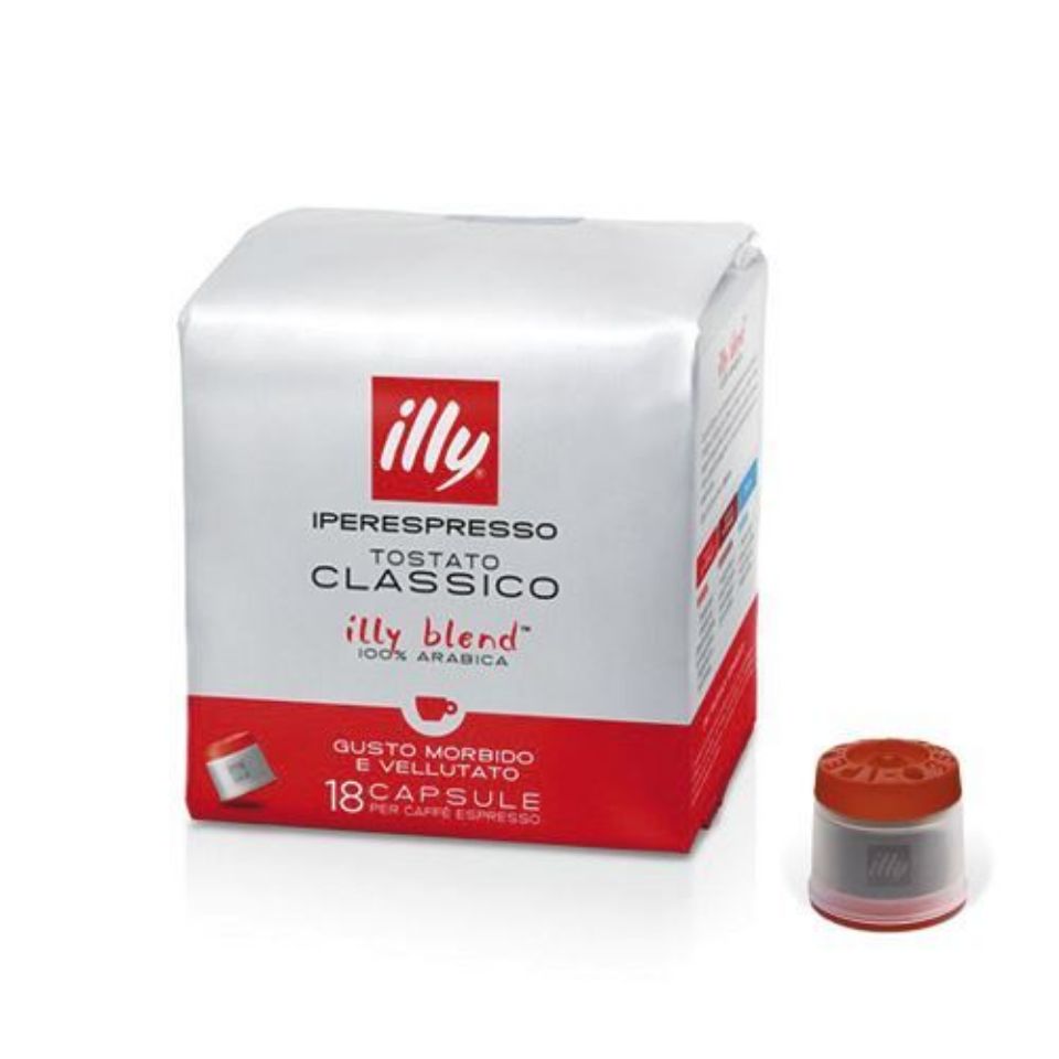 Immagine di 108 Cialde caffè Espresso Illy Iperespresso CLASSICO 100% Arabica Tostatura Media Rosse