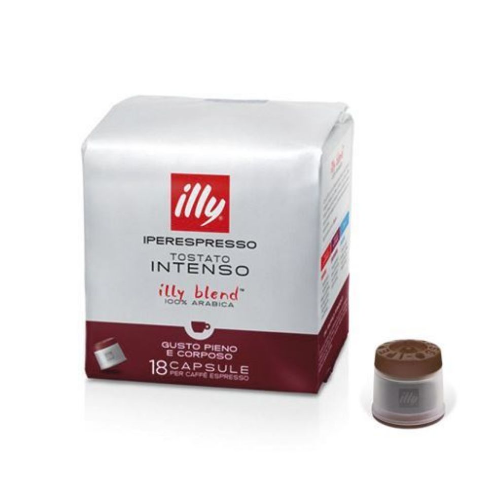 108 Cialde caffè Espresso Illy Iperespresso INTENSO 100% Arabica Tostatura  Scura (ex Nere)