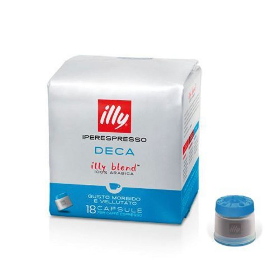 Immagine di 108 Cialde caffè Espresso Illy Iperespresso DECA 100% Arabica Decaffeinato