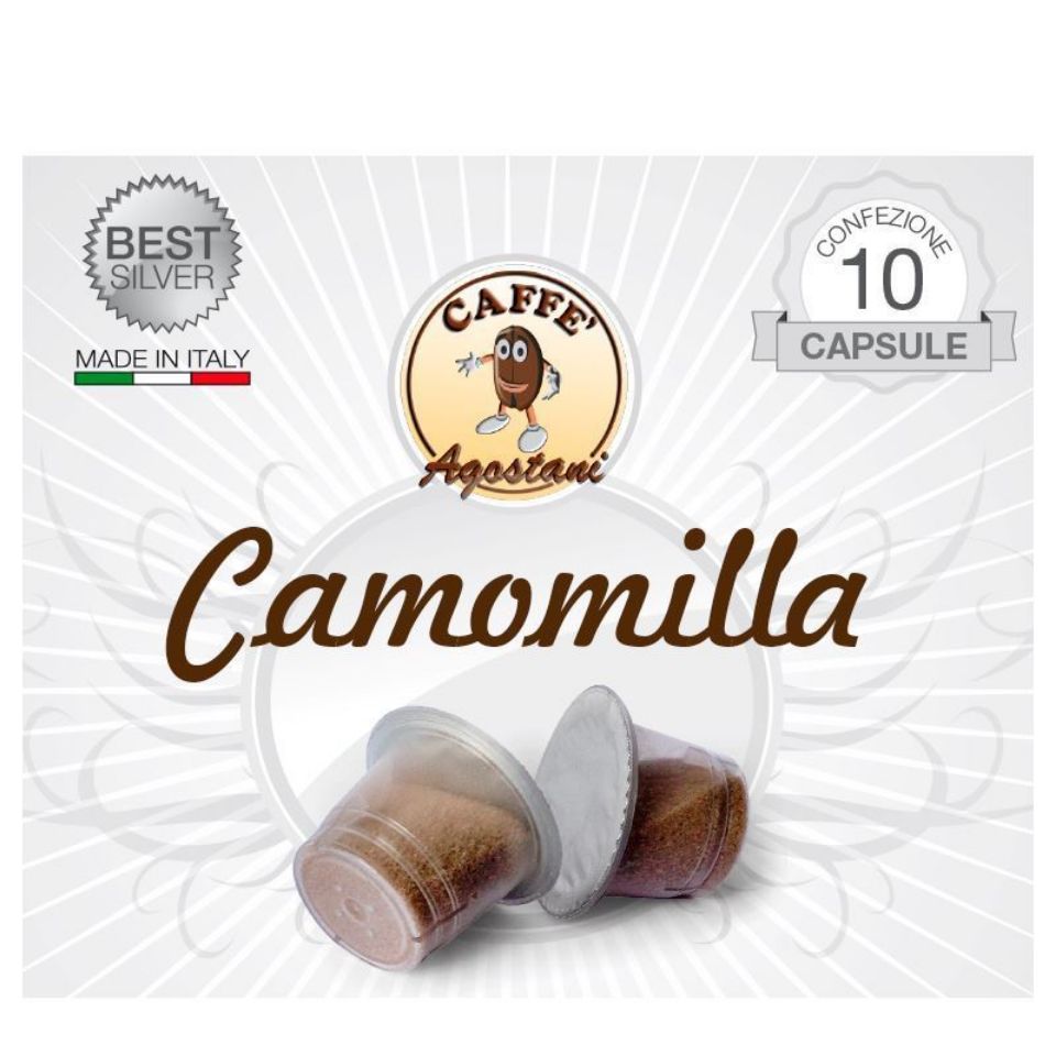 Immagine di 10 capsule Camomilla Agostani Best Silver compatibile Nespresso