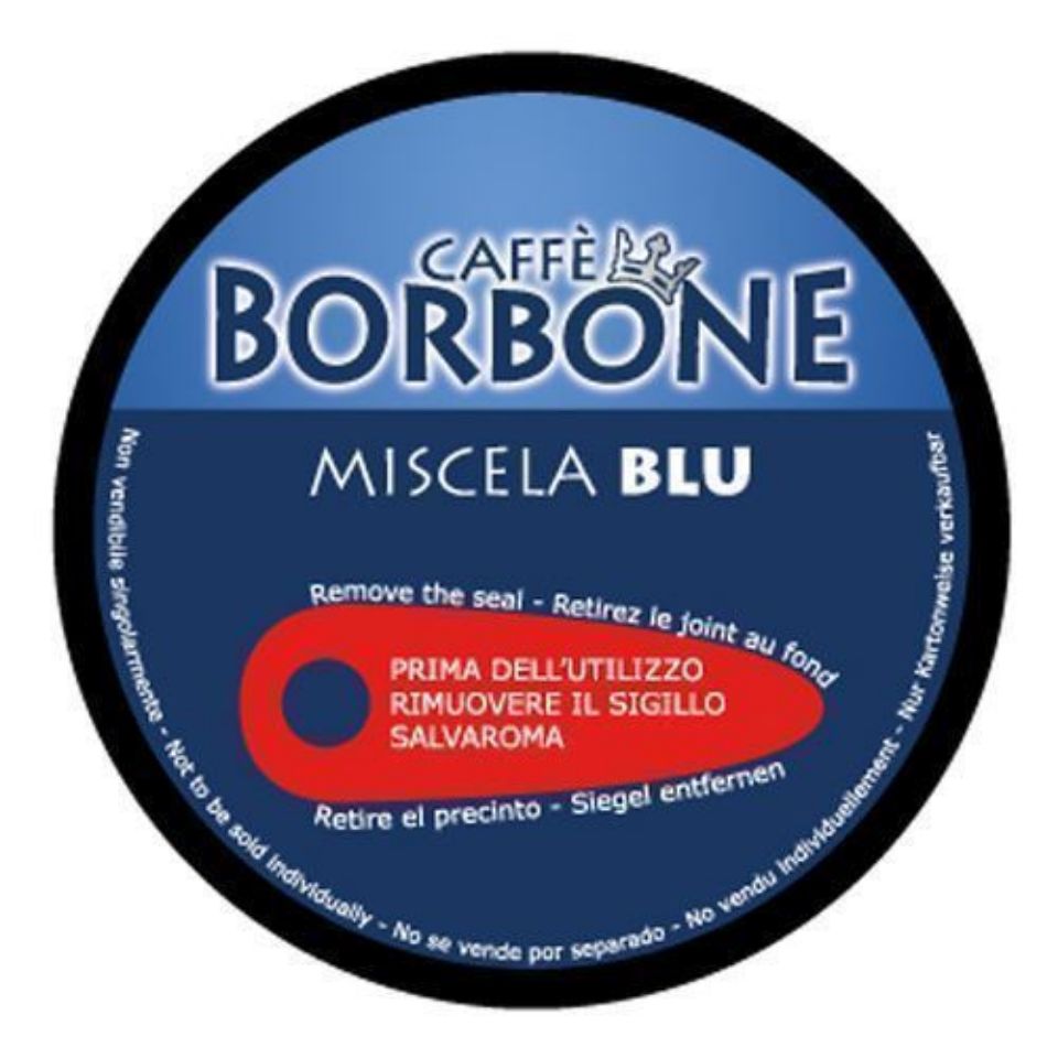 Immagine di 90 Capsule Caffè Borbone Miscela BLU Compatibili Nescafè Dolce Gusto