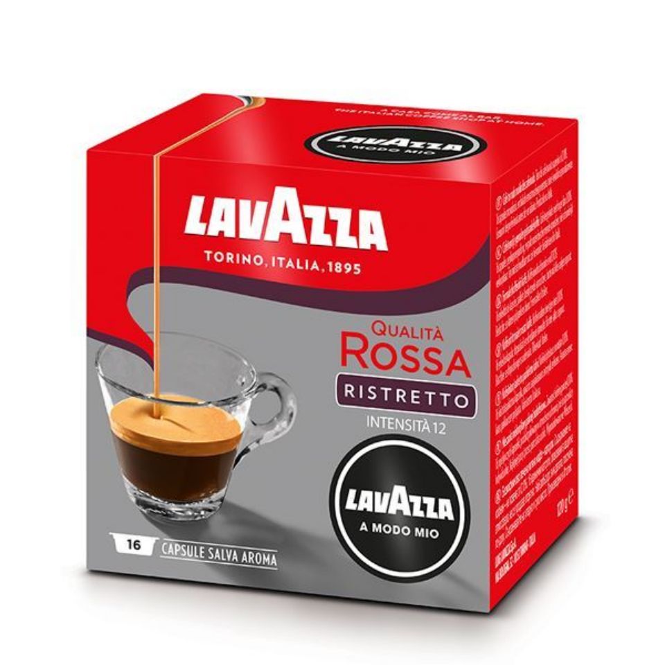 Immagine di 128 Cialde Lavazza A Modo Mio Qualità Rossa Ristretto