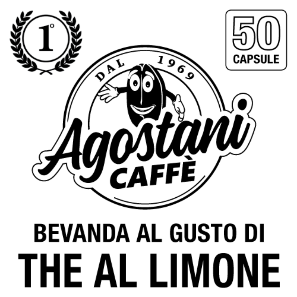 Immagine di 50 capsule bevanda al gusto di THE AL LIMONE Agostani Primo compatibili Uno System Indesit e Maranello