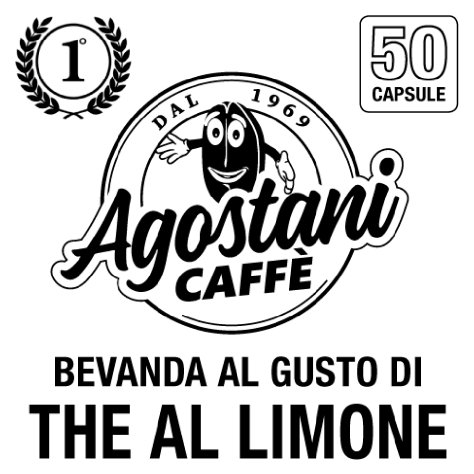 Immagine di 50 capsule bevanda al gusto di THE AL LIMONE Agostani Primo compatibili Uno System Indesit