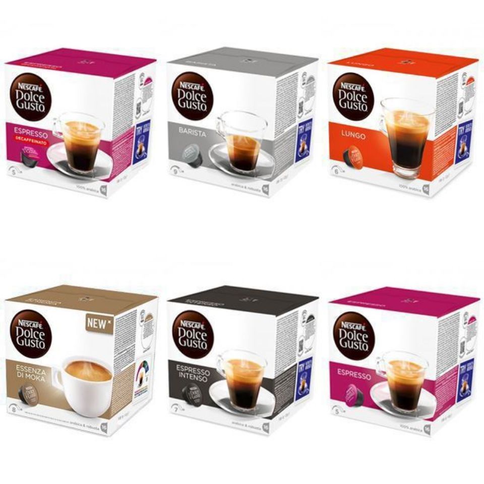 Immagine di 96 capsule Nescafé Dolce Gusto caffè MISTI