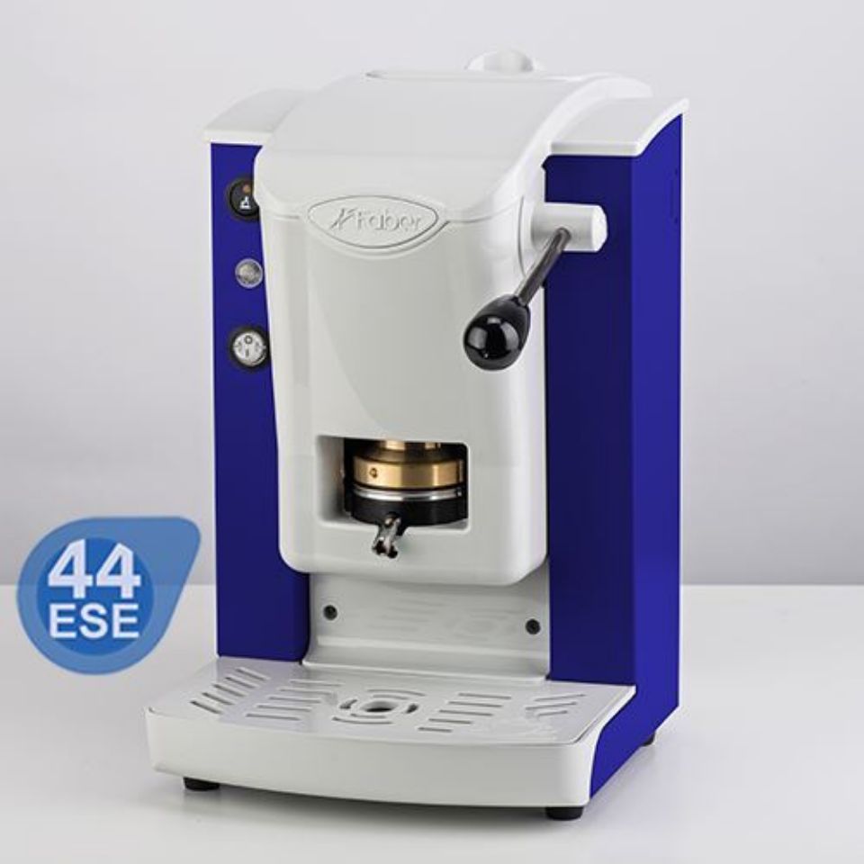 Macchina caffè Faber Blu utilizza cialde filtrocarta 44mm ESE