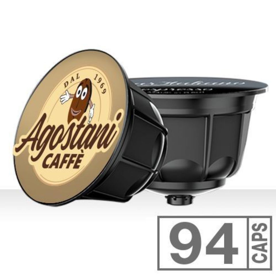 Immagine di 94 capsule caffè Agostani BIG Miste compatibili Nescafé Dolce Gusto Spedizione Gratuita