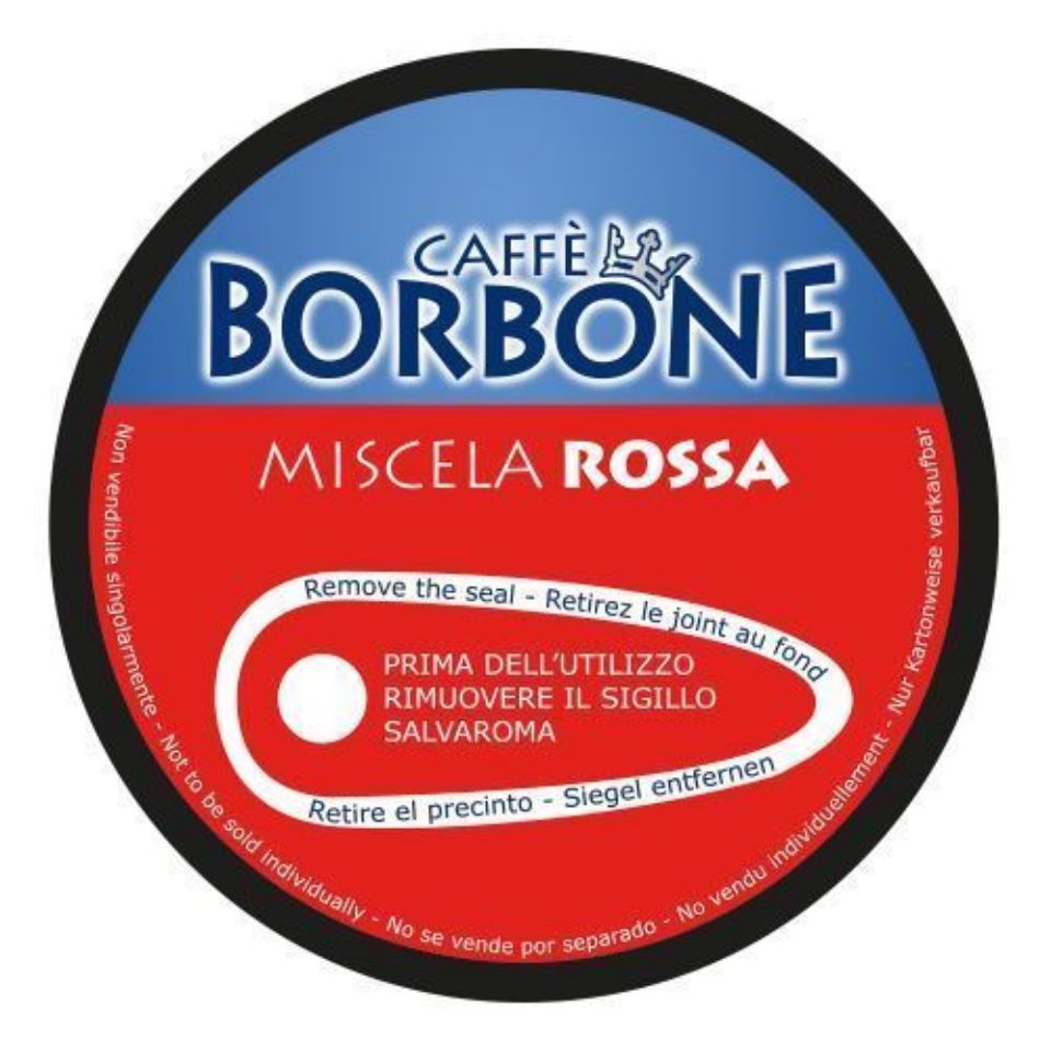 Immagine di 90 Capsule Caffè Borbone Miscela ROSSA Compatibili Nescafè Dolce Gusto