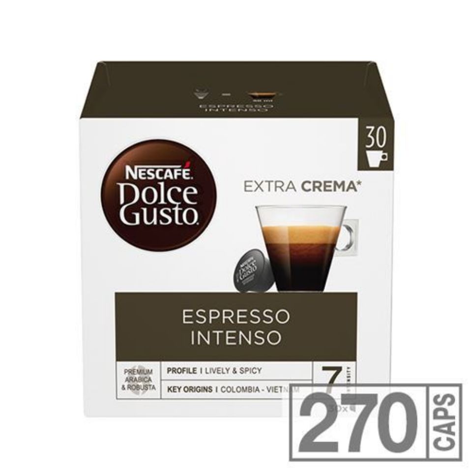 Immagine di 270 capsule Nescafé Dolce Gusto Espresso Intenso con Spedizione Gratuita