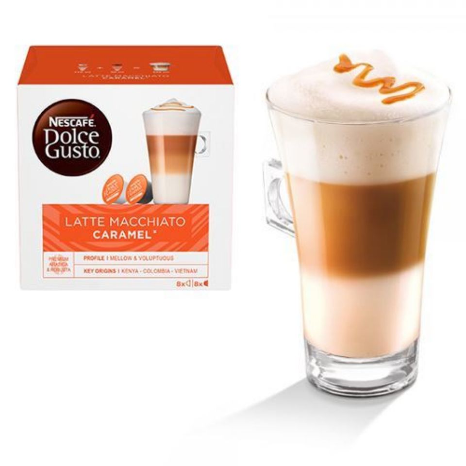 Immagine di 48 capsule Nescafé Dolce Gusto Latte Macchiato Caramel