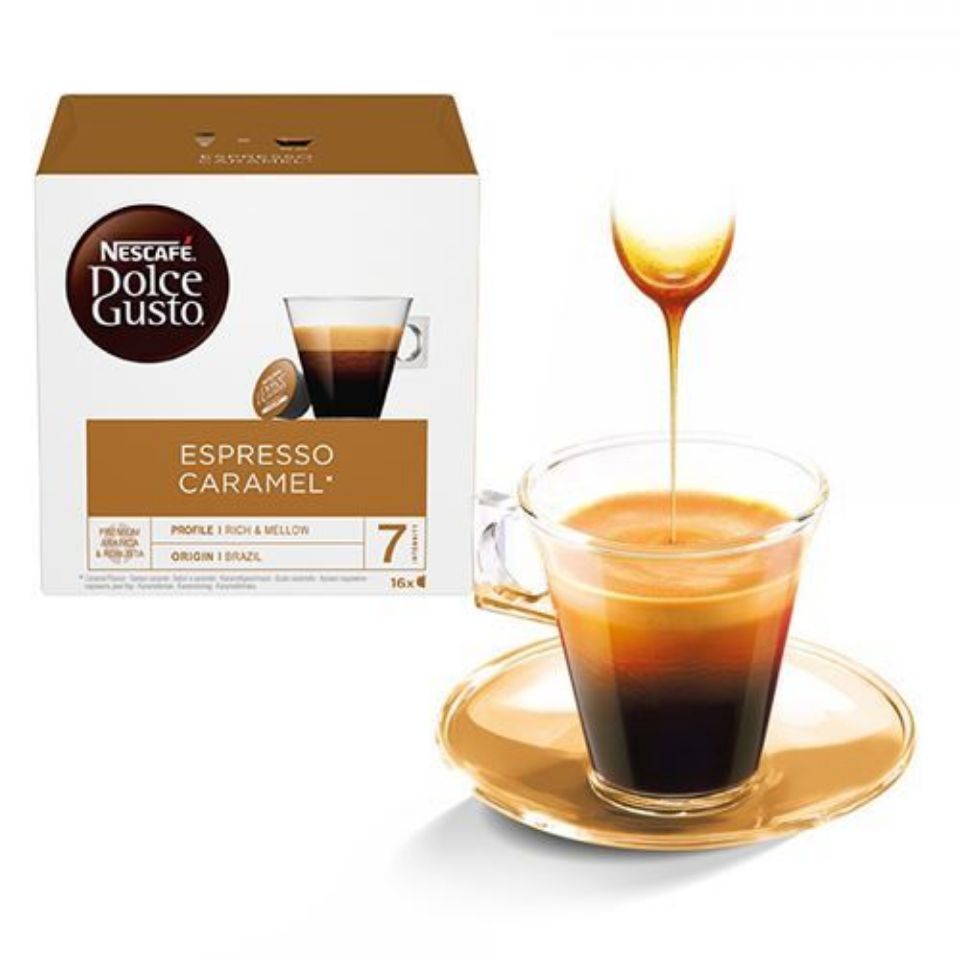 Immagine di 48 capsule Nescafé Dolce Gusto Espresso Caramel