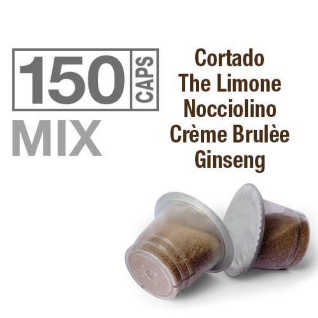 Visualizza i dettagli per OFFERTA: 150 capsule MIX NUOVI SOLUBILI Agostani Best Silver compatibili Nespresso Spedizione Gratuita OFFERTA: 150 capsule MIX NUOVI SOLUBILI Agostani Best Silver compatibili Nespresso Spedizione Gratuita