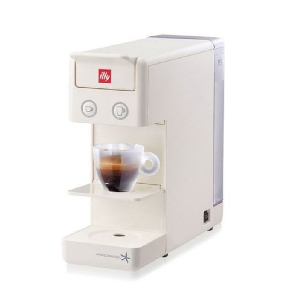 Immagine di Macchina caffè Y3.2 ILLY bianca per sistema IPERESPRESSO con Spedizione Gratis
