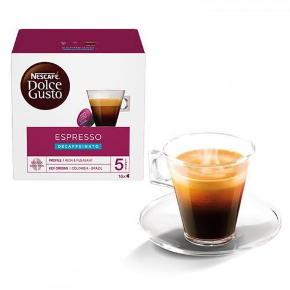 96 capsule Nescafè Dolce Gusto Espresso Decaffeinato