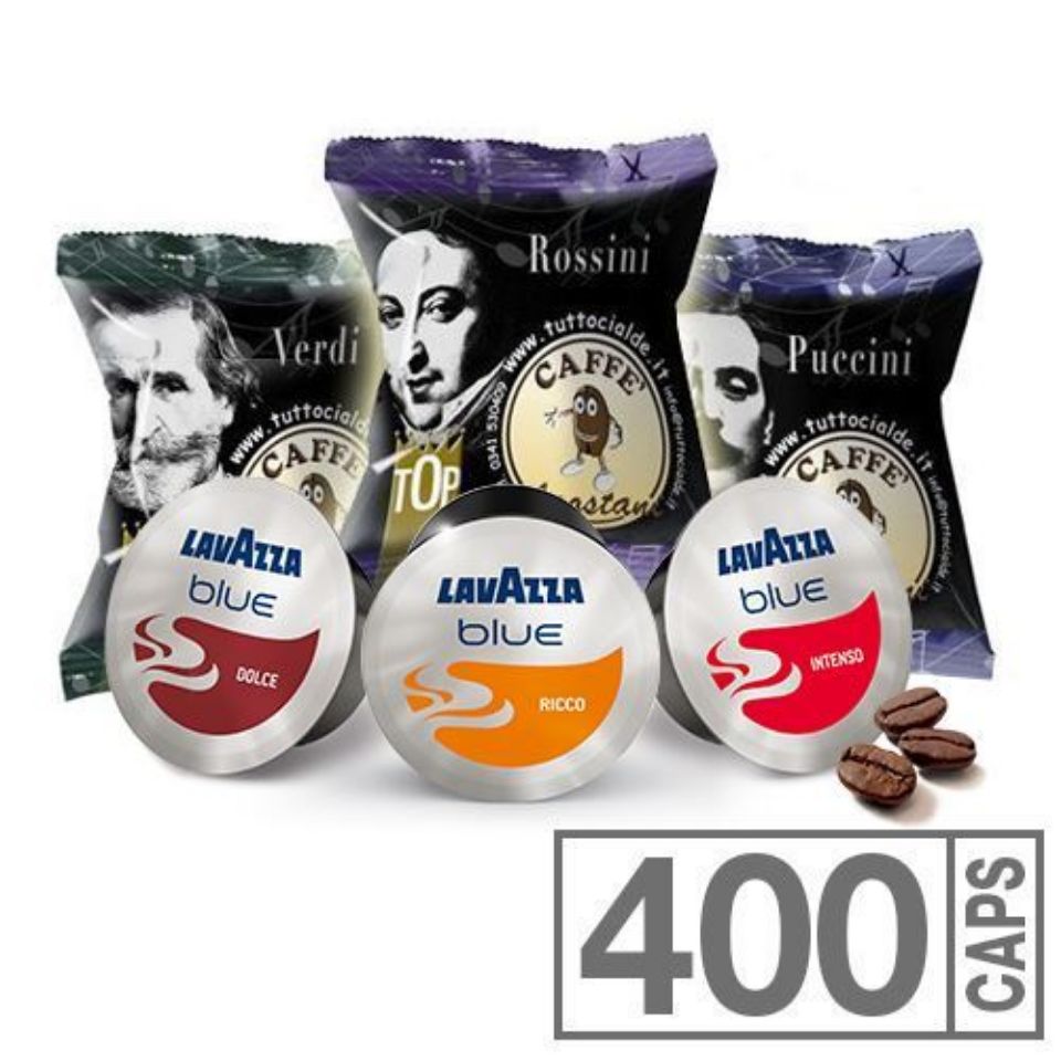 Immagine di SUPER OFFERTA 200 Capsule Lavazza Blue + 200 Caps Agostani miste SPEDIZIONE GRATUITA