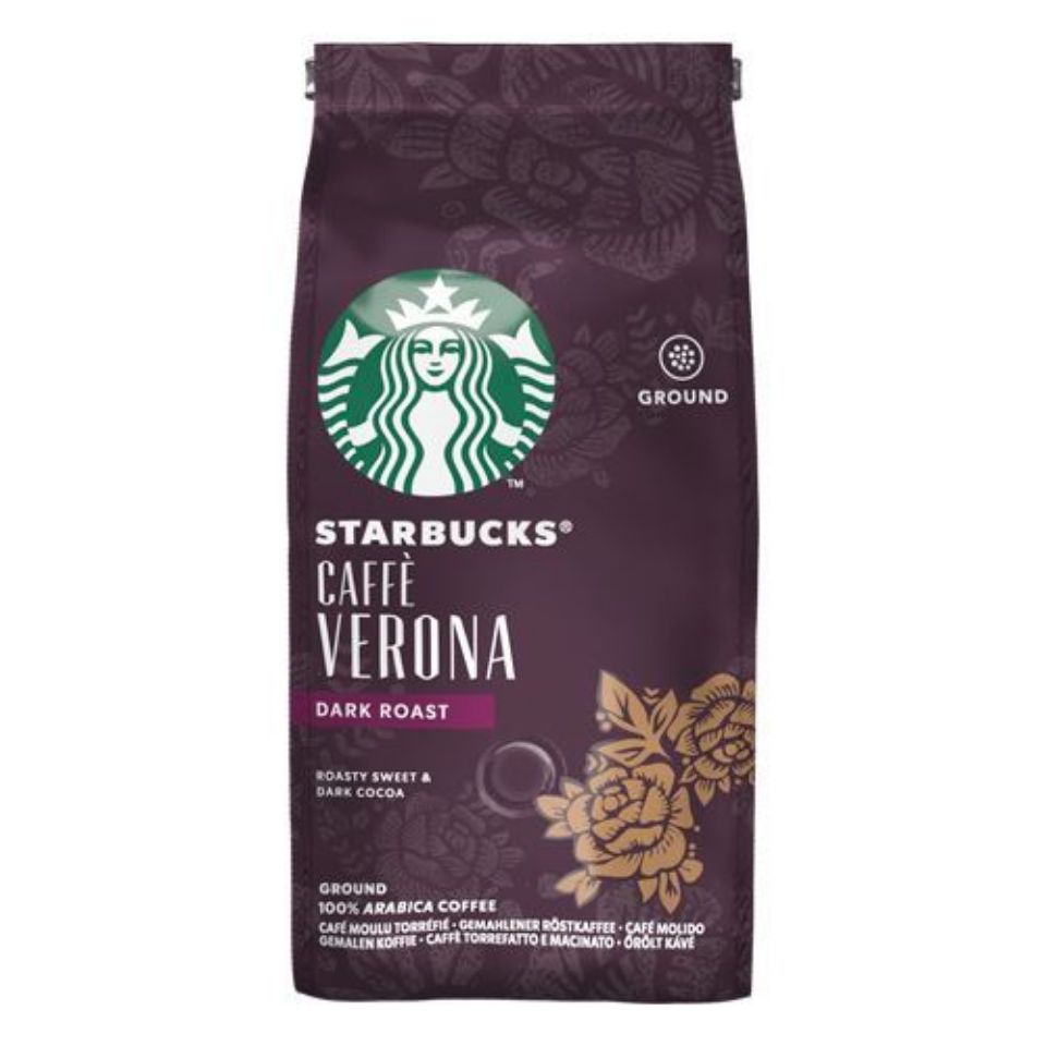 Immagine di Caffè macinato Starbucks Caffè Verona, confezione da 200 g