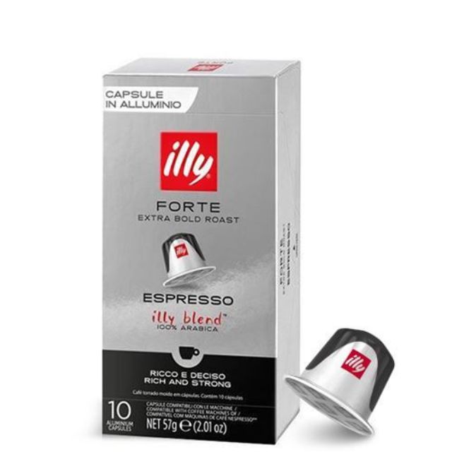 Capsule Illy Forte 100% Arabica Compatibili Nespresso