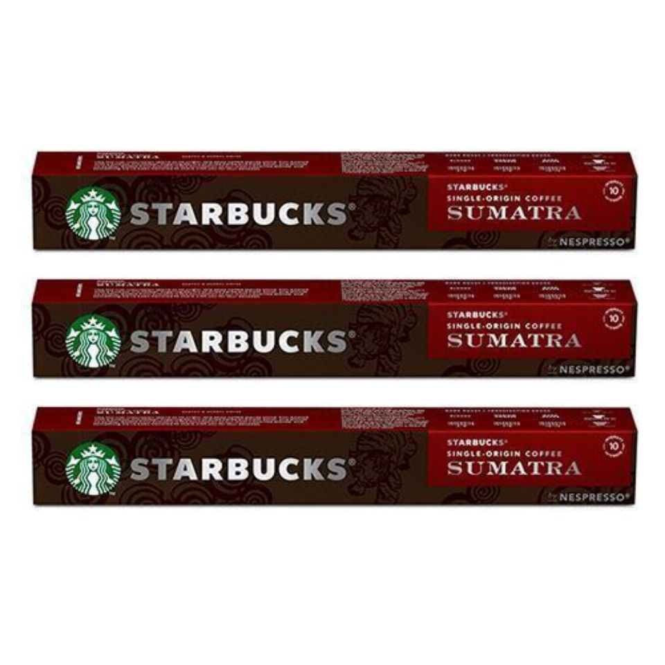 Immagine di 120 capsule STARBUCKS<sup>®</sup> Single-Origin Sumatra by Nespresso<sup>®</sup>, per caffè espresso Immagine di 120 capsule STARBUCKS<sup>®</sup> Single-Origin Sumatra by Nespresso<sup>®</sup>, per caffè espresso