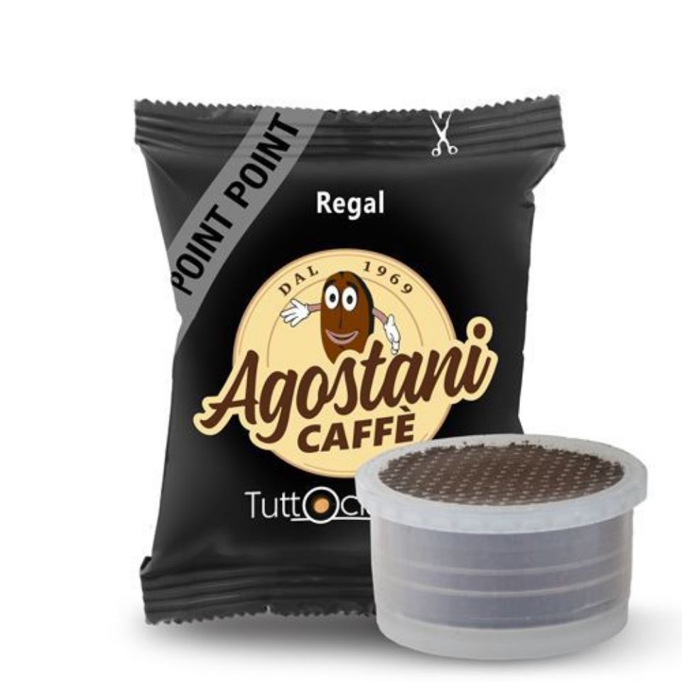 Immagine di 100 Cialde caffè Agostani REGAL Compatibili Lavazza Espresso Point