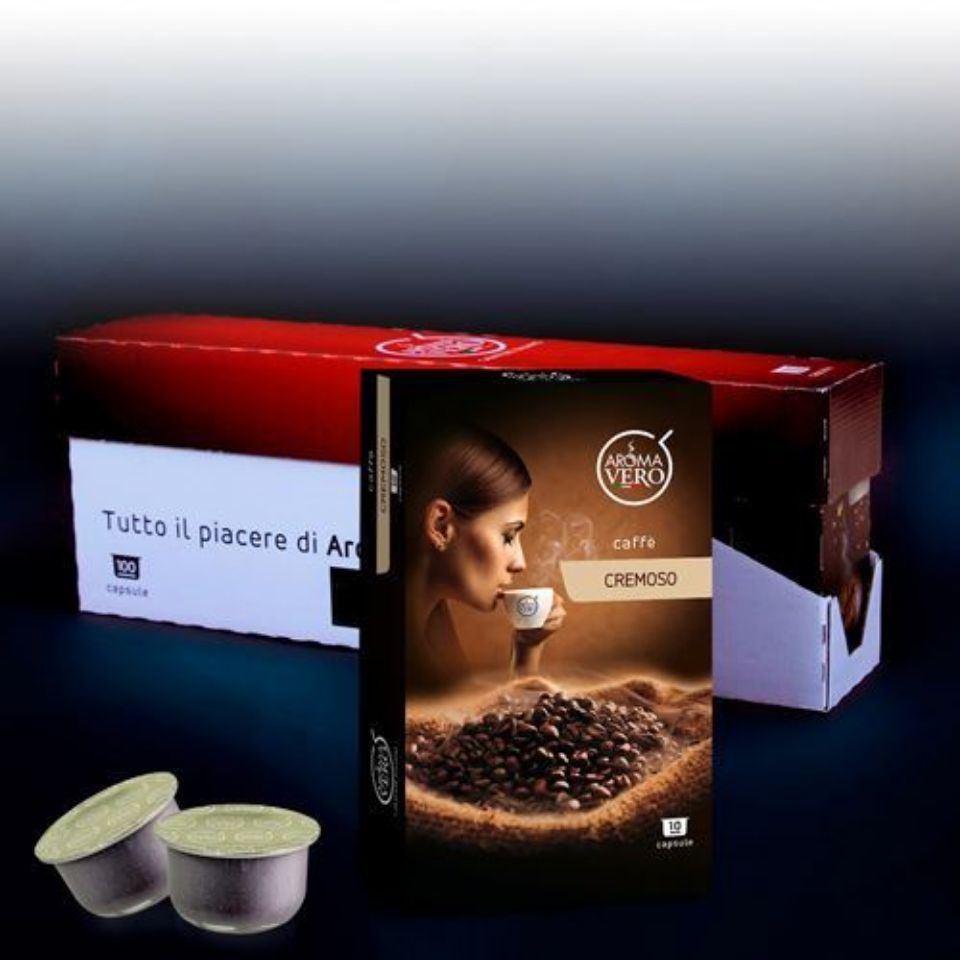 Immagine di 100 capsule caffè CREMOSO Top Aroma Vero con Spedizione Gratis