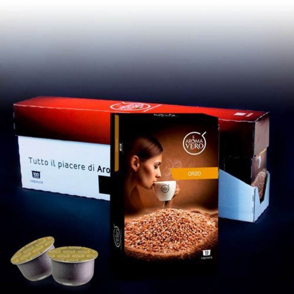 Immagine di 100 capsule ORZO Aroma Vero con Spedizione Gratis