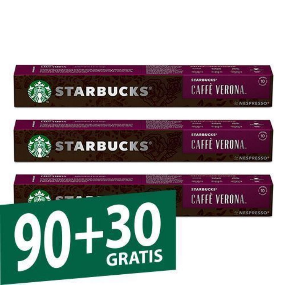 Immagine di 120 capsule STARBUCKS Caffè Verona  by Nespresso, per caffè espresso