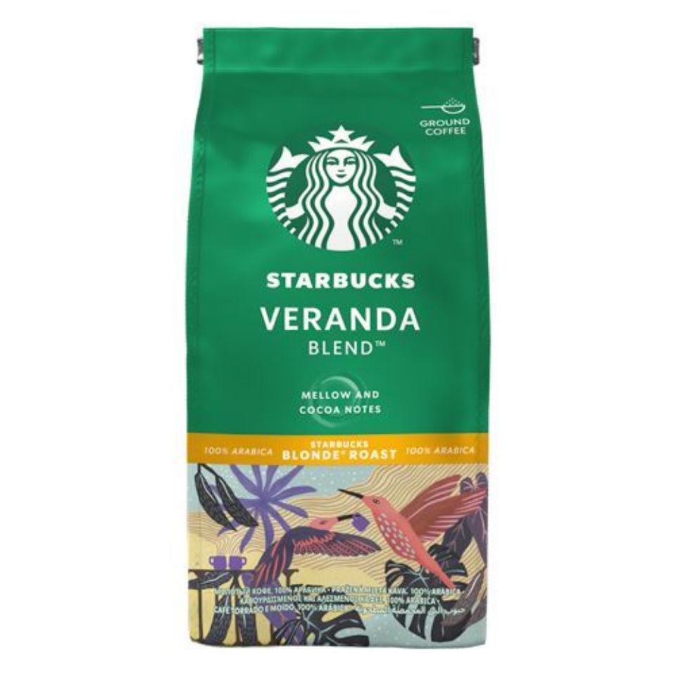 Immagine di 2 Kg Caffè macinato Starbucks<sup>&reg;</sup> Veranda Blend, 10 confezioni da 200 g