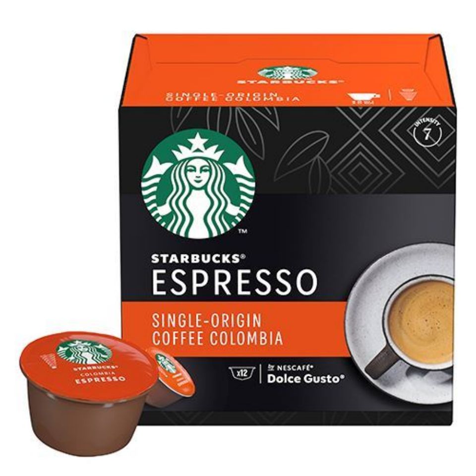 Immagine di 108 capsule STARBUCKS<sup>&reg;</sup> Single-Origin Colombia by Nescafé<sup>&reg;</sup> Dolce Gusto<sup>&reg;</sup>, per caffè espresso