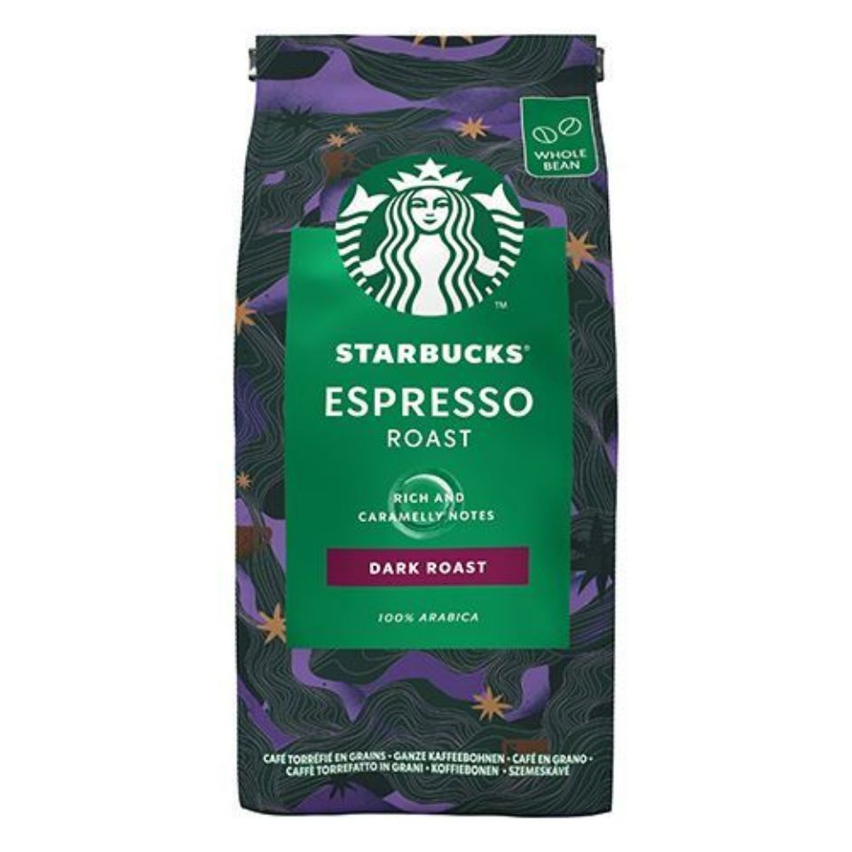 Immagine di 2 Kg Caffè in grani STARBUCKS<sup>&reg;</sup>  Espresso Roast, 10 confezioni da 200 g