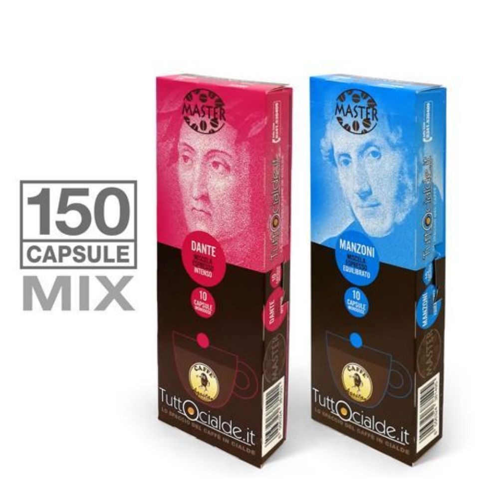 Immagine di OFFERTA LANCIO: 150 capsule Caffè Agostani MASTER miste compatibili Caffitaly Spedizione Gratuita