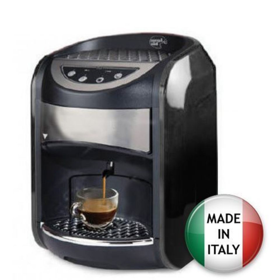 Immagine di Macchina da caffè KELLY NERA MADE IN ITALY ideale per ufficio