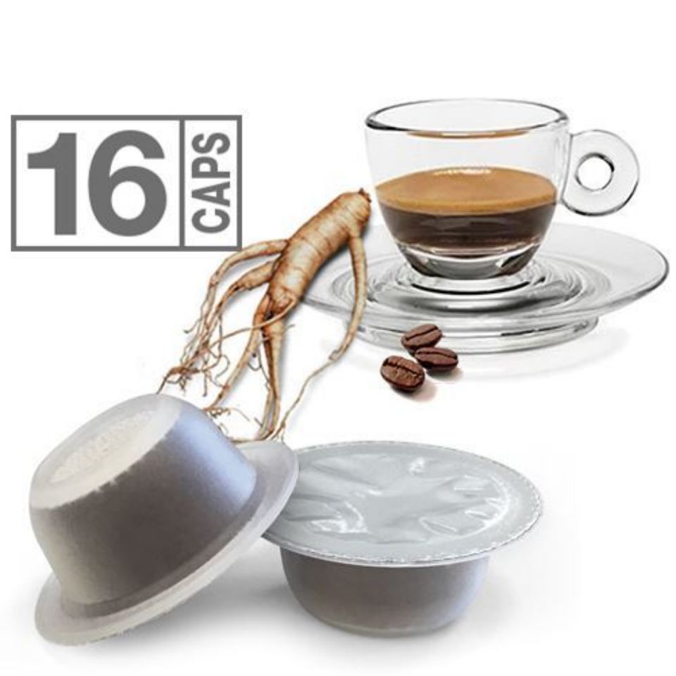 Immagine di 16 Capsule CAFFÈ E GINSENG compatibili Bialetti
