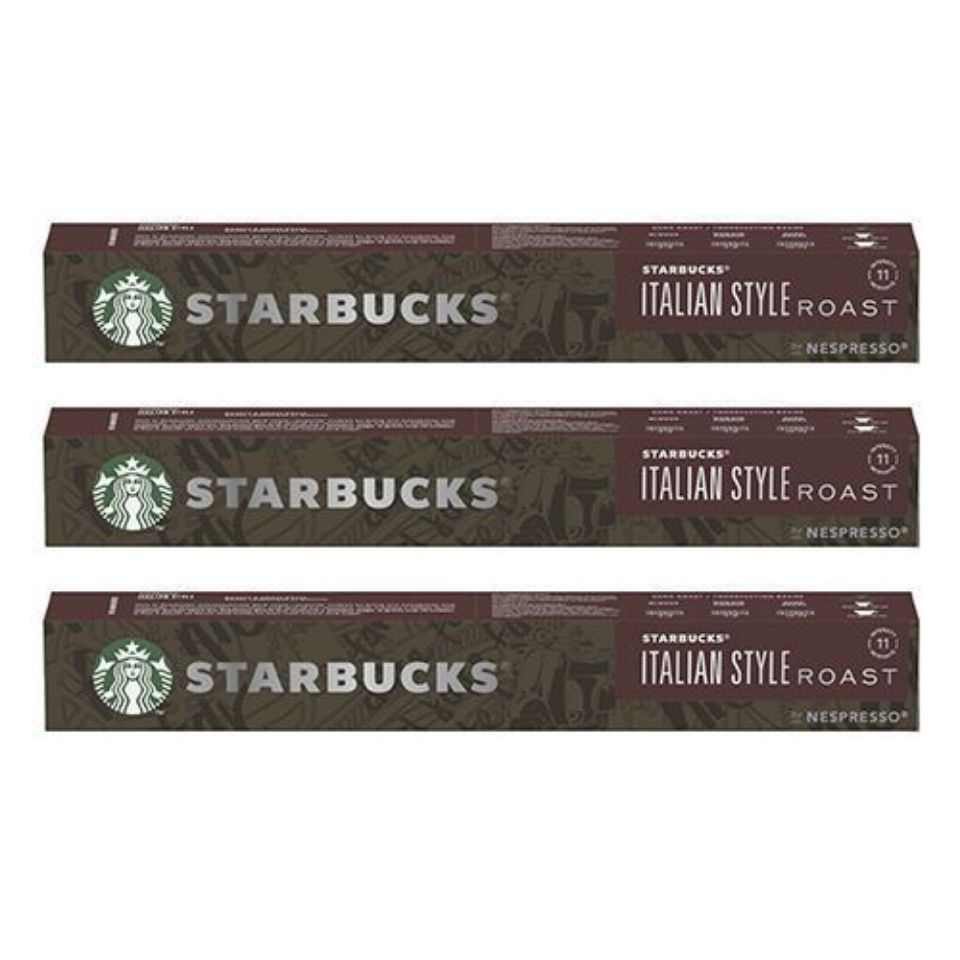 Immagine di 120 capsule STARBUCKS<sup>®</sup> Italian Style Roast by Nespresso<sup>®</sup>, per caffè espresso Immagine di 120 capsule STARBUCKS<sup>®</sup> Italian Style Roast by Nespresso<sup>®</sup>, per caffè espresso