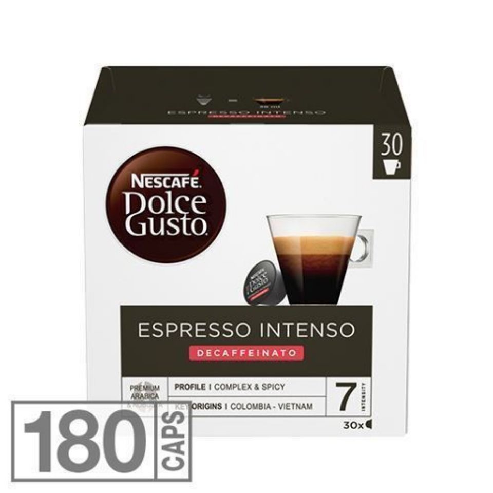 Immagine di 204 capsule Nescafé Dolce Gusto Espresso Intenso DECAFFEINATO con Spedizione Gratuita